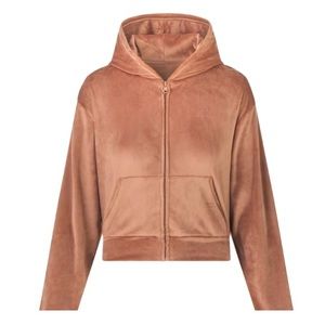 SKIMS Velour Hoodie. XL Color-  Sienna